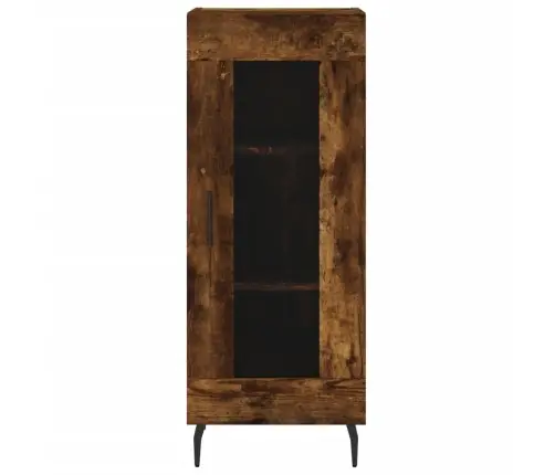 Kõrge Kapp, Suitsutatud Tamm, 34,5X34X180 cm Tehispuit