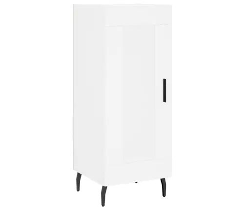 Augstais Skapītis, Balts, 34,5X34X180 Cm, Inženierijas Koks Vidaxl