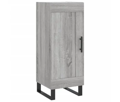 Kõrge Kapp, Hall Sonoma Tamm, 34,5X34X180 cm Tehispuit