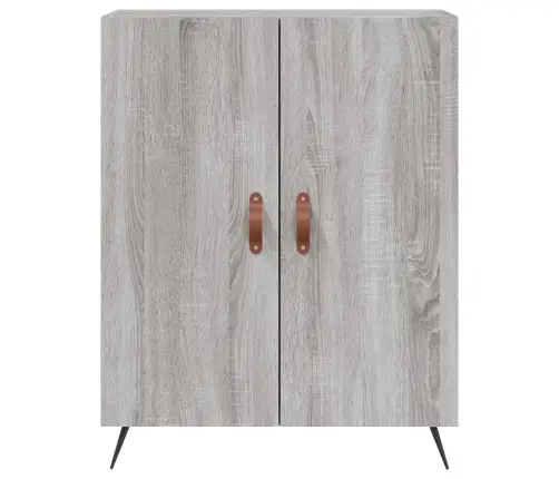 Augstais Skapis, Pelēks, 69,5X34X180 Cm, Inženierijas Koks Vidaxl