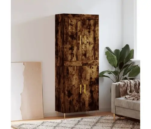 Augstais Skapis, Ozolkoka, 69,5X34X180 Cm, Inženierijas Koks Vidaxl