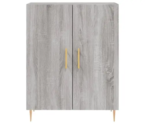 Augstais Skapis, Pelēks, 69,5X34X180 Cm, Inženierijas Koks Vidaxl