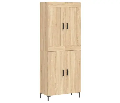 Augstais Skapis, Ozolkoka, 69,5X34X180 Cm, Inženierijas Koks Vidaxl