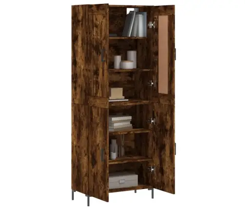 Augstais Skapis, Ozolkoka, 69,5X34X180 Cm, Inženierijas Koks Vidaxl