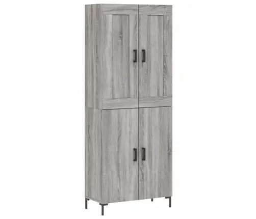 Augstais Skapis, Pelēks, 69,5X34X180 Cm, Inženierijas Koks Vidaxl Augstais Skapis, Pelēks, 69,5X34X180 Cm, Inženierijas Koks Vidaxl