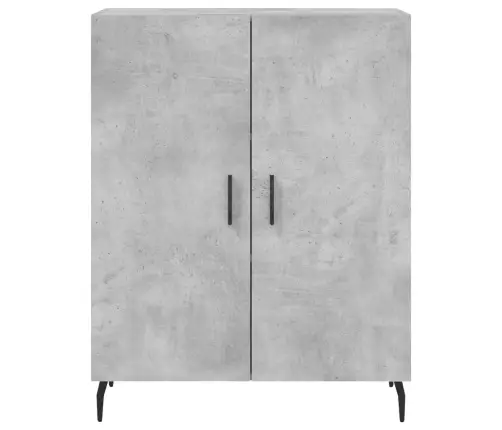 Augstais Skapis, Pelēks, 69,5X34X180 Cm, Inženierijas Koks Vidaxl