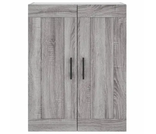 Augstais Skapis, Pelēks, 69,5X34X180 Cm, Inženierijas Koks Vidaxl