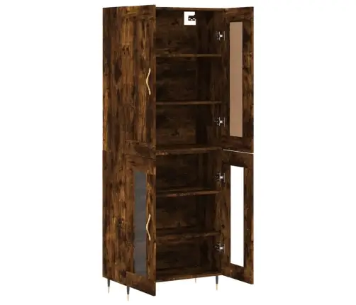 Augstais Skapis, Ozolkoka, 69,5X34X180 Cm, Inženierijas Koks Vidaxl