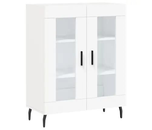 Komoda, Baltos Spalvos, 69,5X34X180cm Apdirbta Mediena