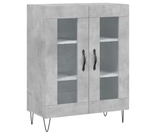 Kõrge Kapp, Betoonhall, 69,5 X 34 X 180 cmTehispuit