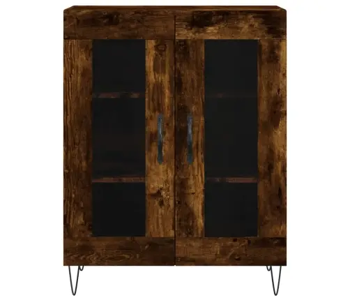 Kõrge Kapp, Suitsutatud Tamm, 69,5 X 34 X 180 cm Tehispuit