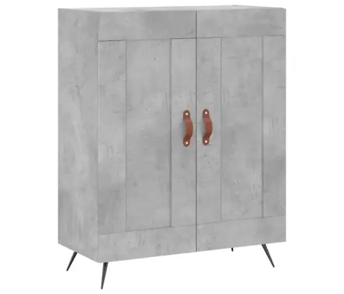 Komoda, Betono Pilkos Spalvos, 69,5X34X180cm Apdirbta Mediena