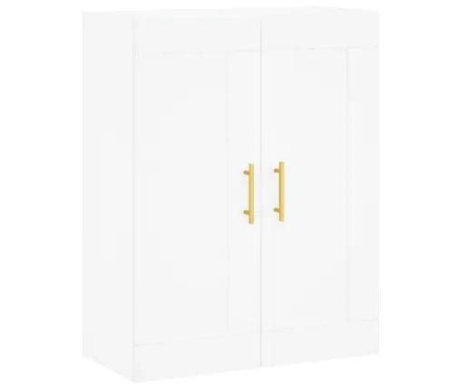 Kõrge Kapp, Valge, 69,5 X 34 X 180 cm Tehispuit