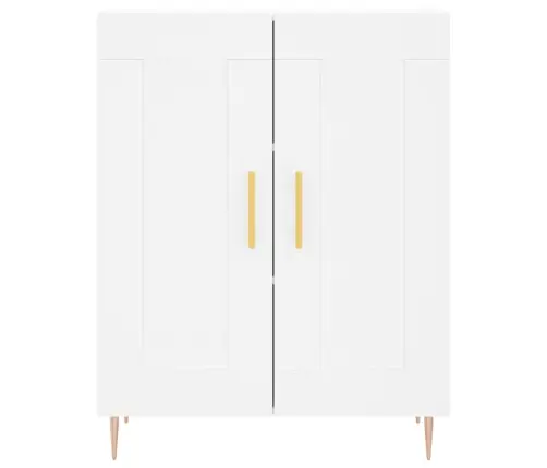 Kõrge Kapp, Valge, 69,5 X 34 X 180 cm Tehispuit