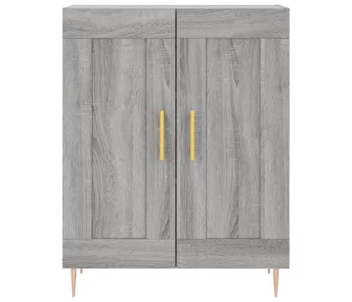 Augstais Skapis, Pelēks, 69,5X34X180 Cm, Inženierijas Koks Vidaxl