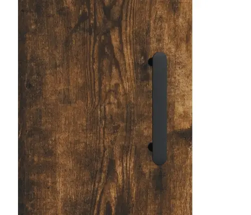 Komoda, Dūminio Ąžuolo Spalvos, 69,5X34X180cm Apdirbta Mediena