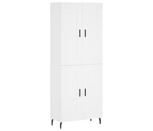 Augstais Skapis, Balts, 69,5X34X180 Cm, Inženierijas Koks Vidaxl