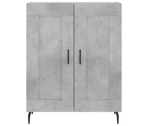 Komoda, Betono Pilkos Spalvos, 69,5X34X180cm Apdirbta Mediena