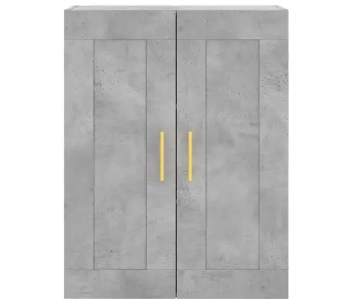 Komoda, Betono Pilkos Spalvos, 69,5X34X180cm Apdirbta Mediena