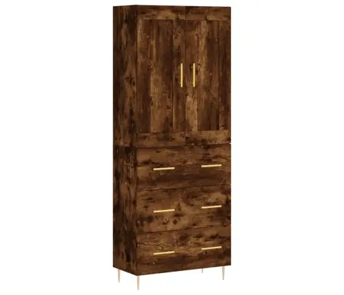 Augstais Skapis, Ozolkoka, 69,5X34X180 Cm, Inženierijas Koks Vidaxl