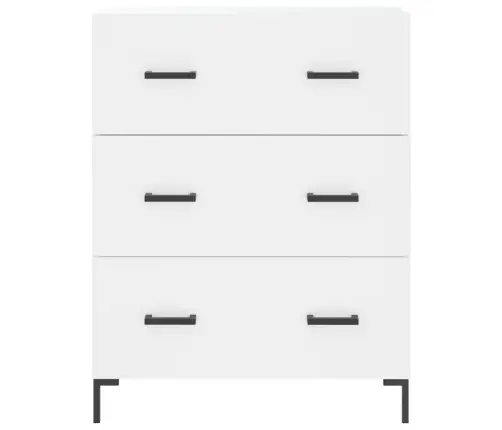 Kõrge Kapp, Valge, 69,5 X 34 X 180 cm Tehispuit