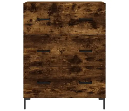 Komoda, Dūminio Ąžuolo Spalvos, 69,5X34X180cm Apdirbta Mediena