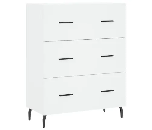 Augstais Skapis, Balts, 69,5X34X180 Cm, Inženierijas Koks Vidaxl