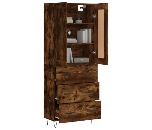 Augstais Skapis, Ozolkoka, 69,5X34X180 Cm, Inženierijas Koks Vidaxl Augstais Skapis, Ozolkoka, 69,5X34X180 Cm, Inženierijas Koks Vidaxl