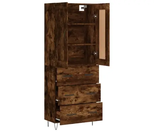 Augstais Skapis, Ozolkoka, 69,5X34X180 Cm, Inženierijas Koks Vidaxl Augstais Skapis, Ozolkoka, 69,5X34X180 Cm, Inženierijas Koks Vidaxl