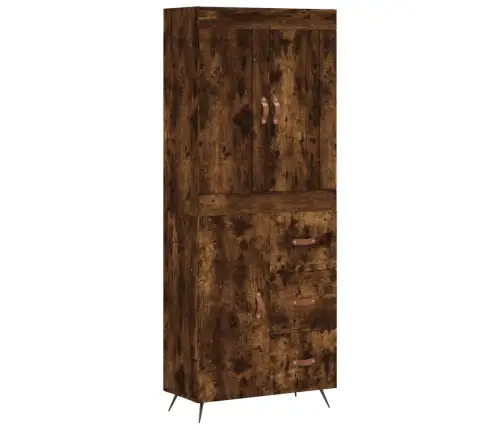 Augstais Skapis, Ozolkoka, 69,5X34X180 Cm, Inženierijas Koks Vidaxl