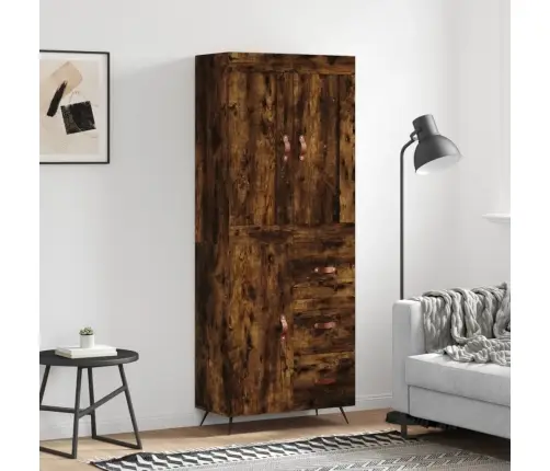 Augstais Skapis, Ozolkoka, 69,5X34X180 Cm, Inženierijas Koks Vidaxl