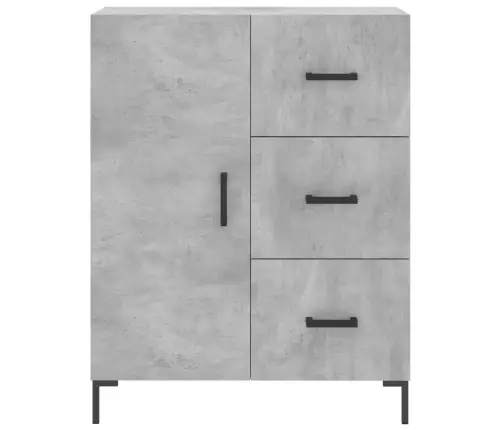 Augstais Skapis, Pelēks, 69,5X34X180 Cm, Inženierijas Koks Vidaxl