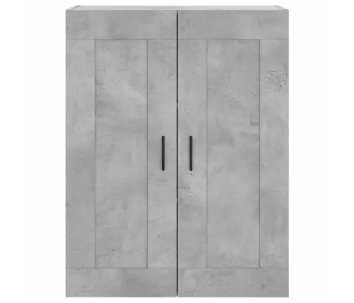 Augstais Skapis, Pelēks, 69,5X34X180 Cm, Inženierijas Koks Vidaxl