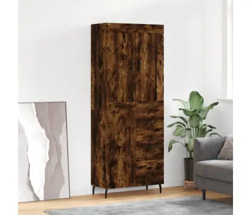 Augstais Skapis, Ozolkoka, 69,5X34X180 Cm, Inženierijas Koks Vidaxl