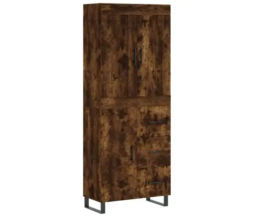 Augstais Skapis, Ozolkoka, 69,5X34X180 Cm, Inženierijas Koks Vidaxl
