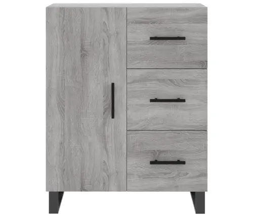 Augstais Skapis, Pelēks, 69,5X34X180 Cm, Inženierijas Koks Vidaxl