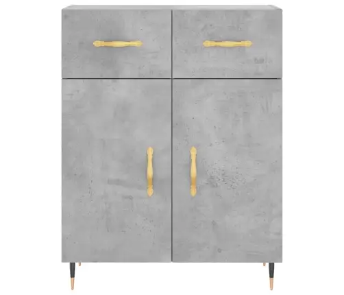 Augstais Skapis, Pelēks, 69,5X34X180 Cm, Inženierijas Koks Vidaxl