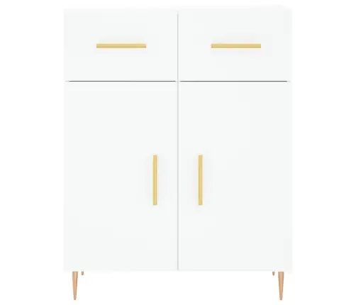 Augstais Skapis, Balts, 69,5X34X180 Cm, Inženierijas Koks Vidaxl