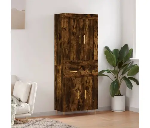 Augstais Skapis, Ozolkoka, 69,5X34X180 Cm, Inženierijas Koks Vidaxl