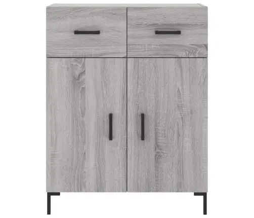 Augstais Skapis, Pelēks, 69,5X34X180 Cm, Inženierijas Koks Vidaxl