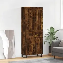 Augstais Skapis, Ozolkoka, 69,5X34X180 Cm, Inženierijas Koks Vidaxl