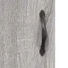 Augstais Skapis, Pelēks, 69,5X34X180 Cm, Inženierijas Koks Vidaxl