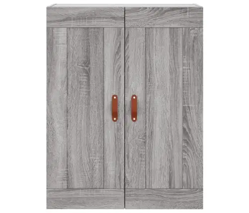 Augstais Skapis, Pelēks, 69,5X34X180 Cm, Inženierijas Koks Vidaxl