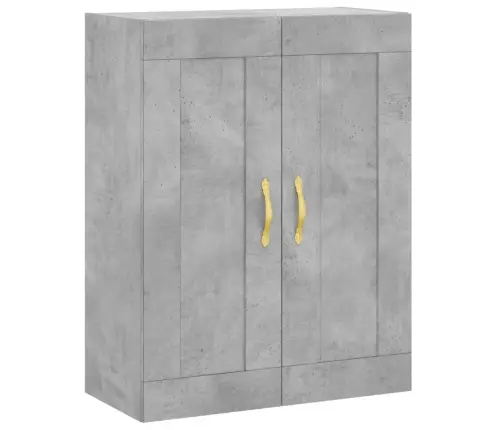 Augstais Skapis, Pelēks, 69,5X34X180 Cm, Inženierijas Koks Vidaxl