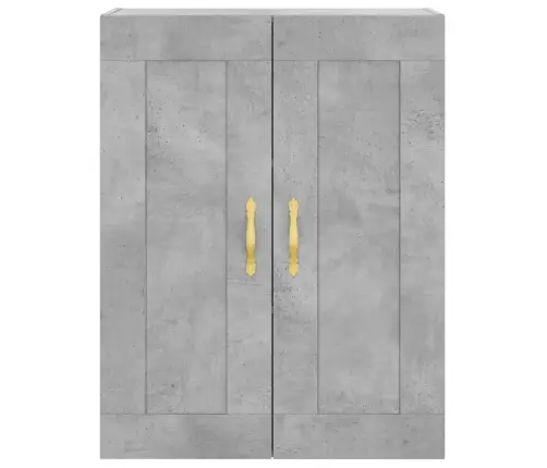 Augstais Skapis, Pelēks, 69,5X34X180 Cm, Inženierijas Koks Vidaxl