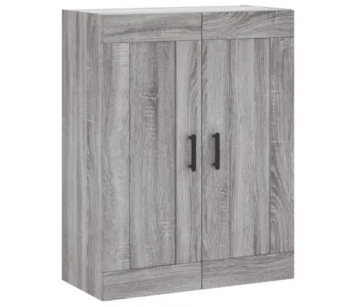 Augstais Skapis, Pelēks, 69,5X34X180 Cm, Inženierijas Koks Vidaxl