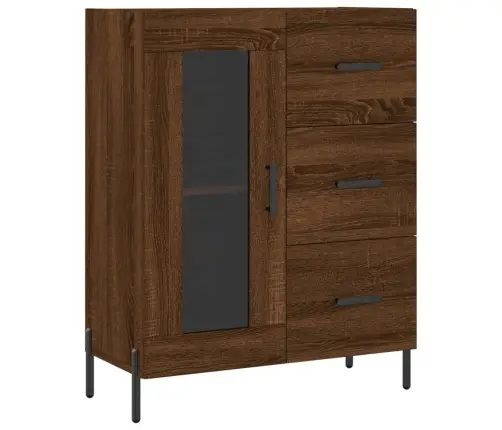 Augstais Skapis, Ozolkoka, 69,5X34X180 Cm, Inženierijas Koks Vidaxl Augstais Skapis, Ozolkoka, 69,5X34X180 Cm, Inženierijas Koks Vidaxl