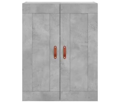 Augstais Skapis, Pelēks, 69,5X34X180 Cm, Inženierijas Koks Vidaxl