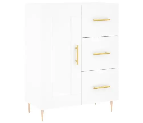 Augstais Skapis, Balts, 69,5X34X180 Cm, Inženierijas Koks Vidaxl