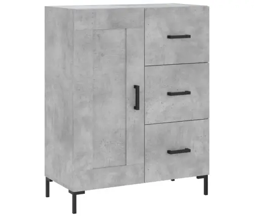 Augstais Skapis, Pelēks, 69,5X34X180 Cm, Inženierijas Koks Vidaxl